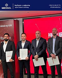Medsol MMC bu gündən etibarən dünyanın aparıcı tibbi şirkətlərindən biri olan Mindray şirkətinin In-Vitro Diaqnostika (IVD) sahəsi üzrə Azərbaycandakı rəsmi distribyutoru oldu thumbnail 2
